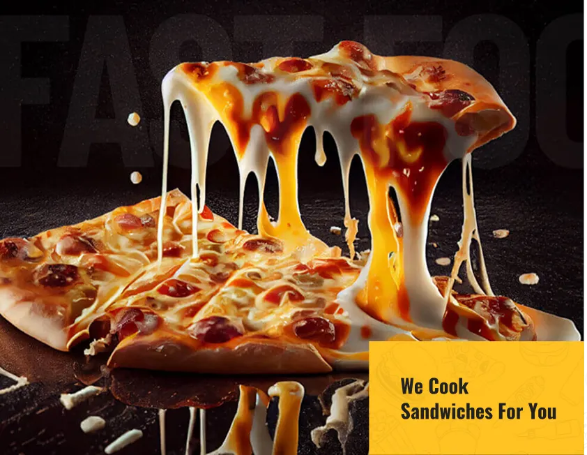 Loaded pepperoni pizza with crispy edges and bubbling cheese on a wooden board